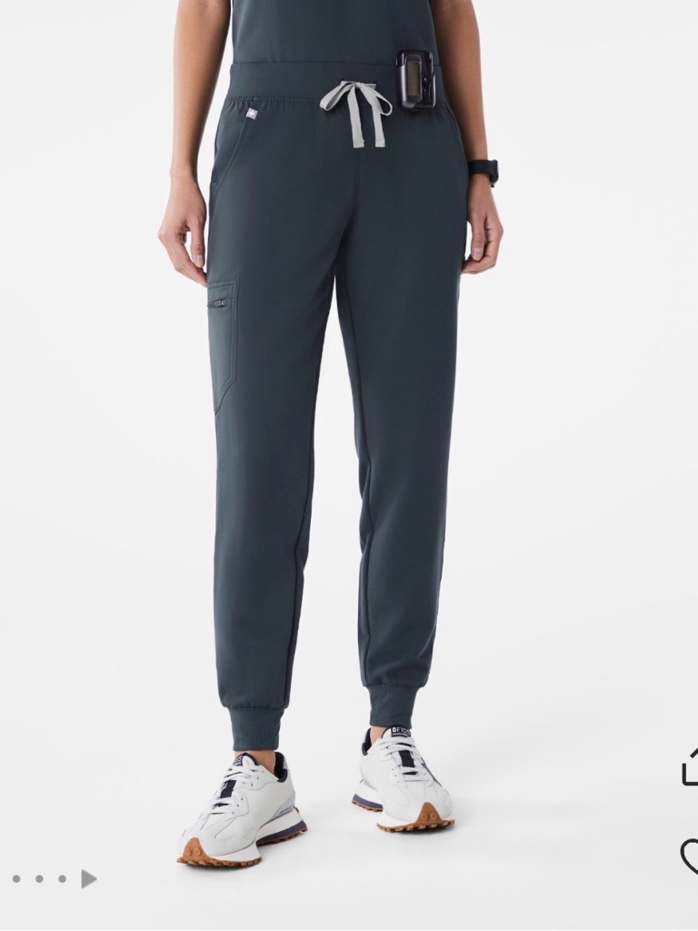 Figs Zamora Jogger Scrub Pants in Dark Harbor